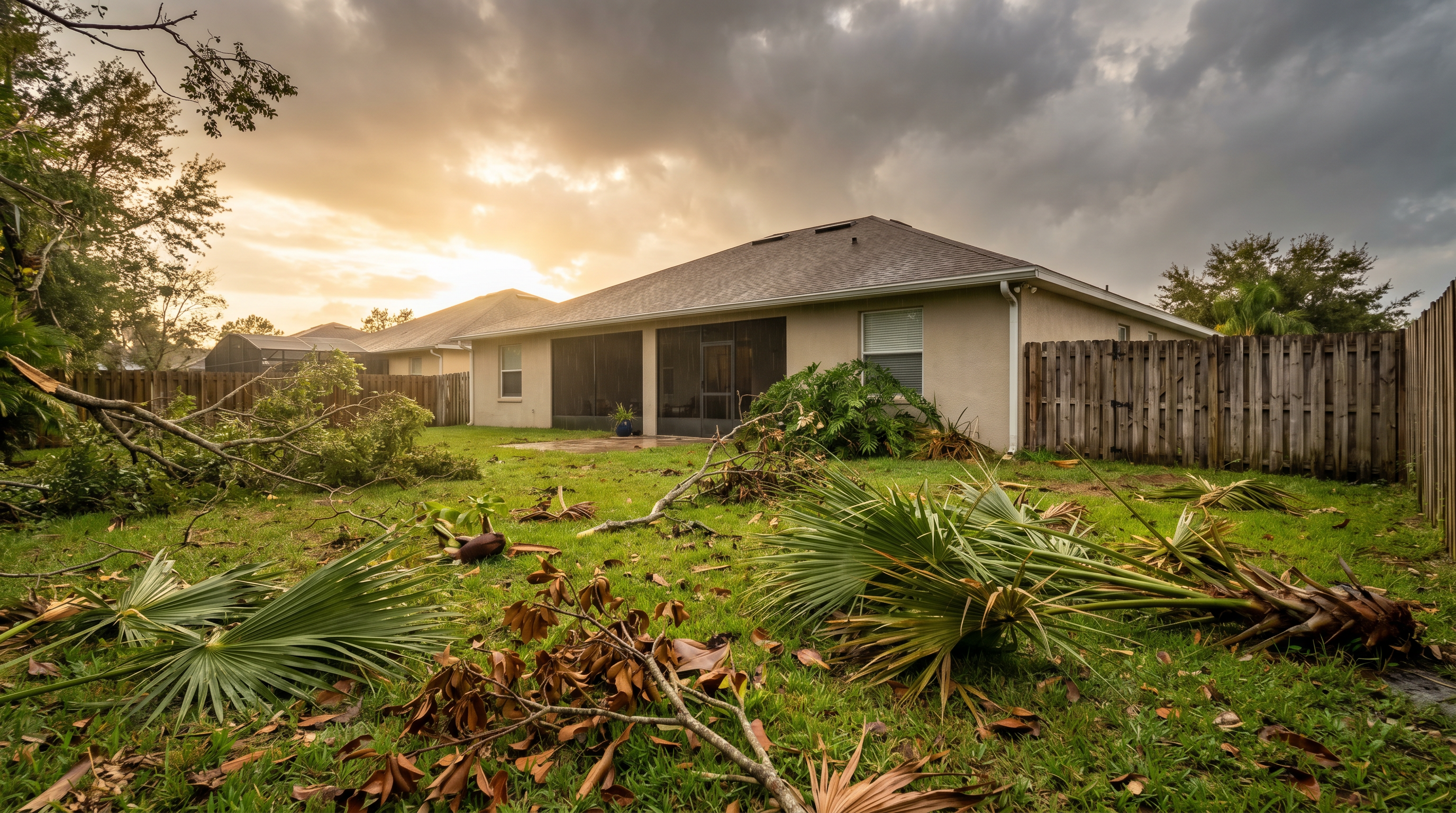Winter Garden Yard Waste Removal: Storm Cleanup & Landscaping Debris