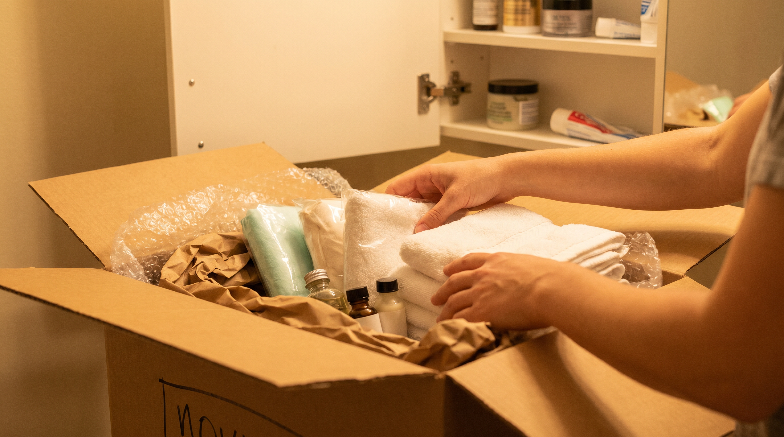 How to Pack Bathroom Items for Moving