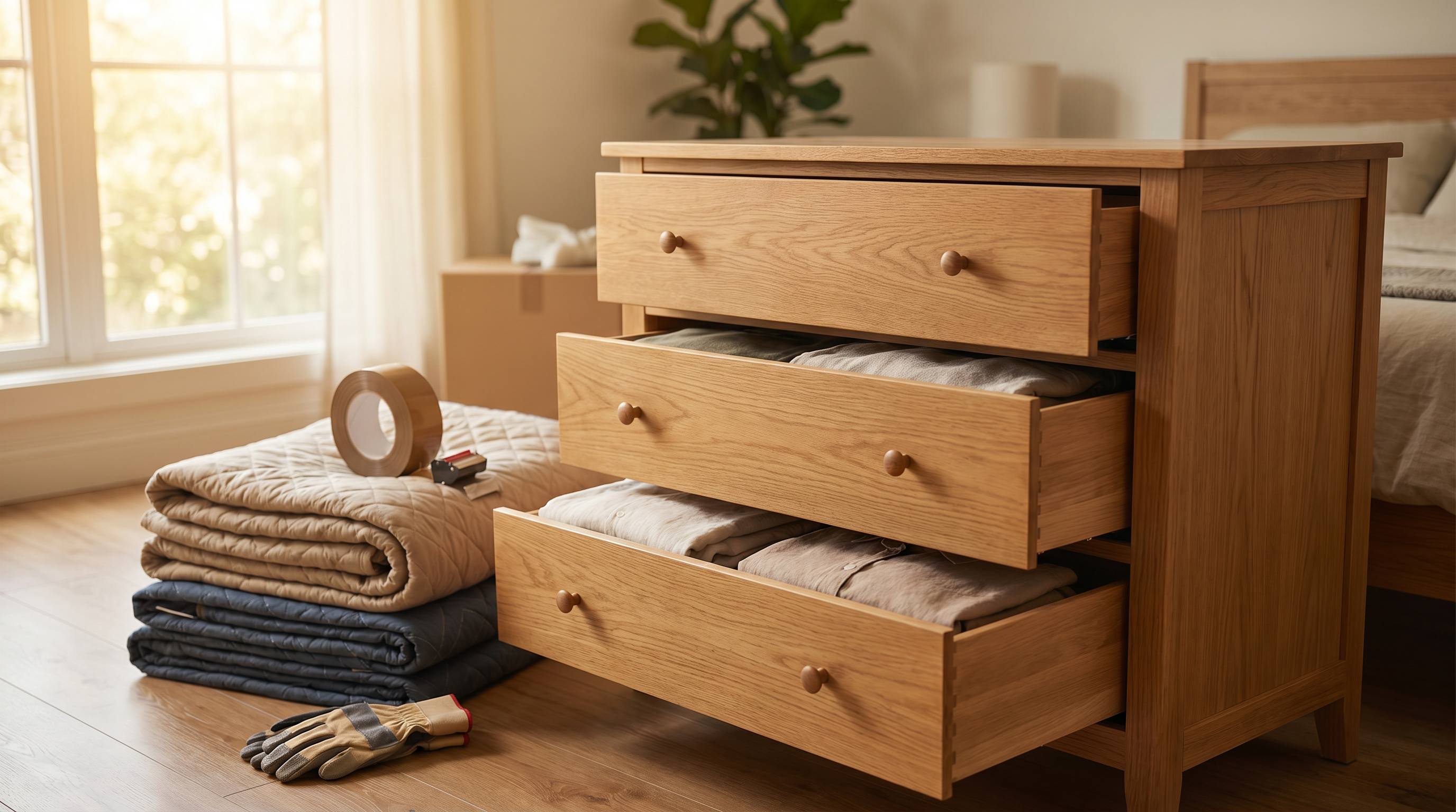 Can You Leave Clothes in Dresser When Moving