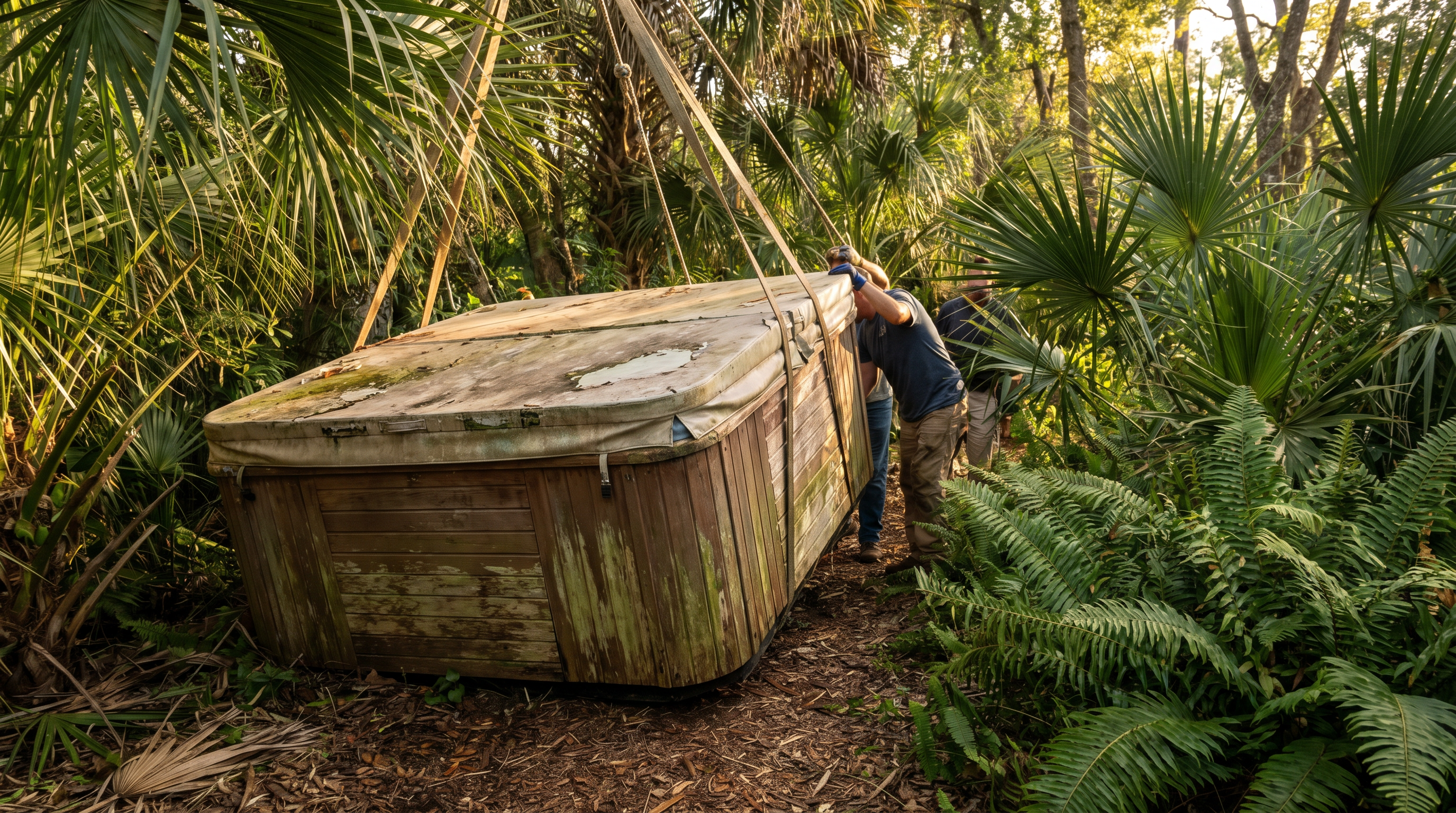 What to Do with an Old Hot Tub