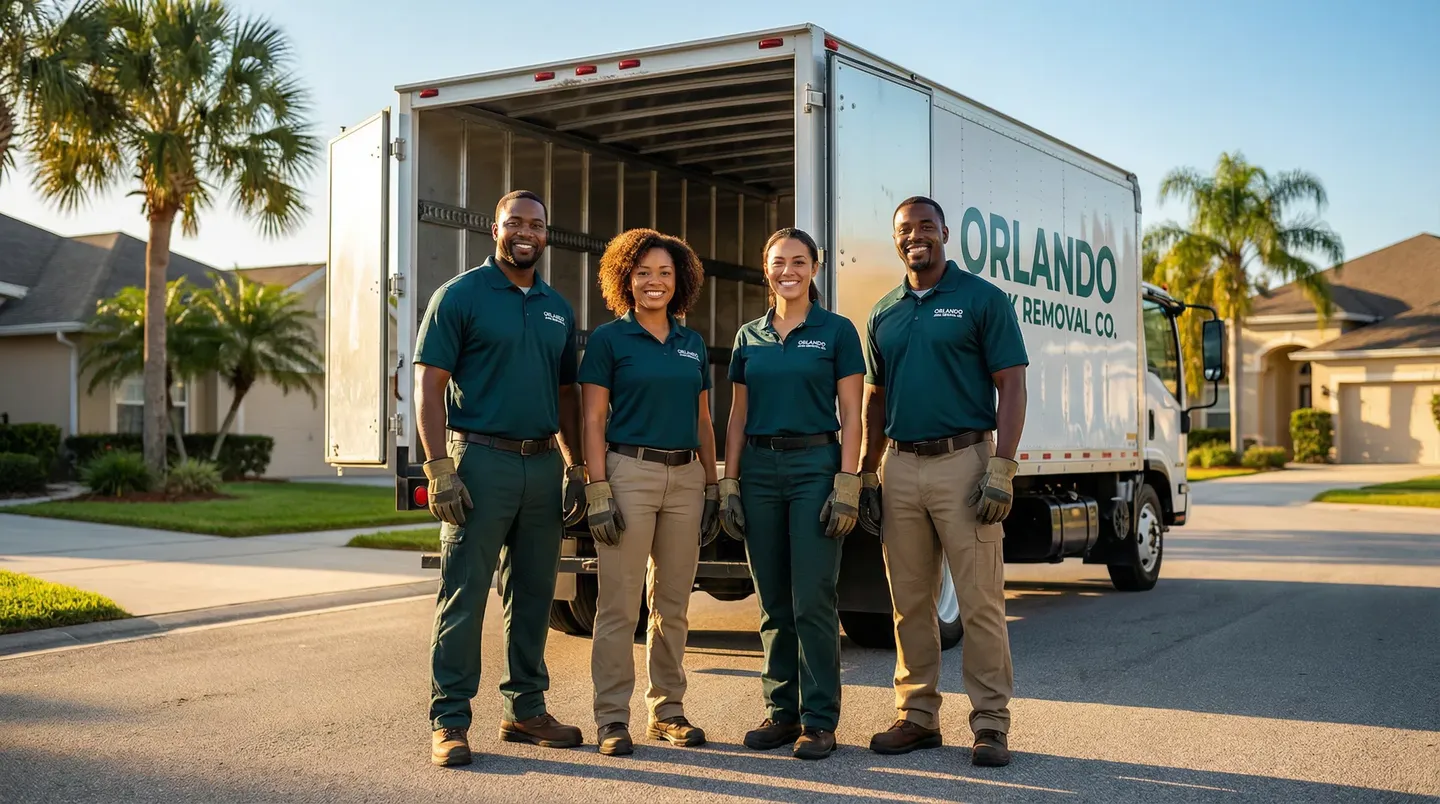 What to Expect When Our Junk Removal Truck Arrives at Your Orlando Home