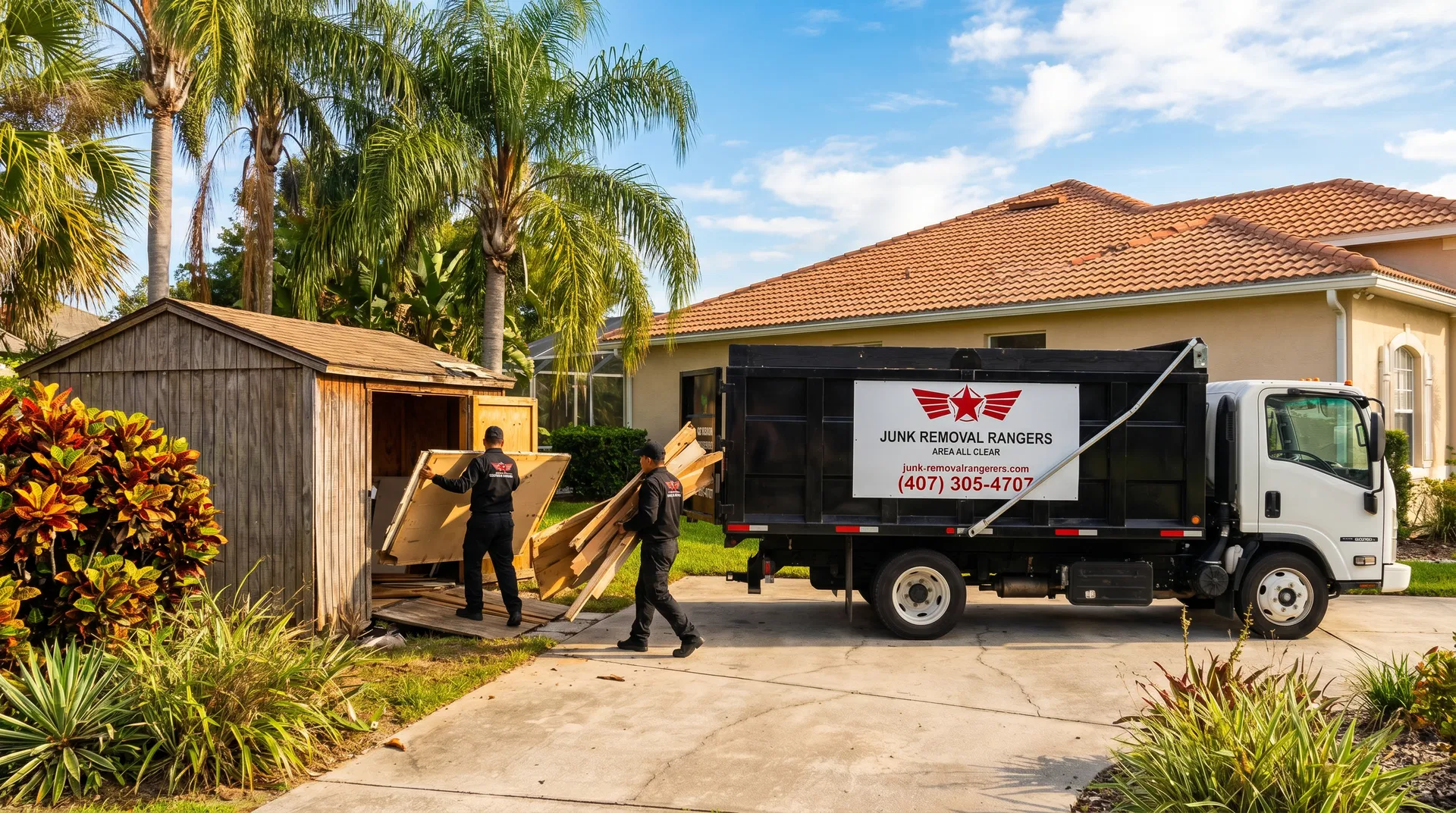 Shed Removal & Demolition in Orlando: Cost, Process & DIY vs. Pro