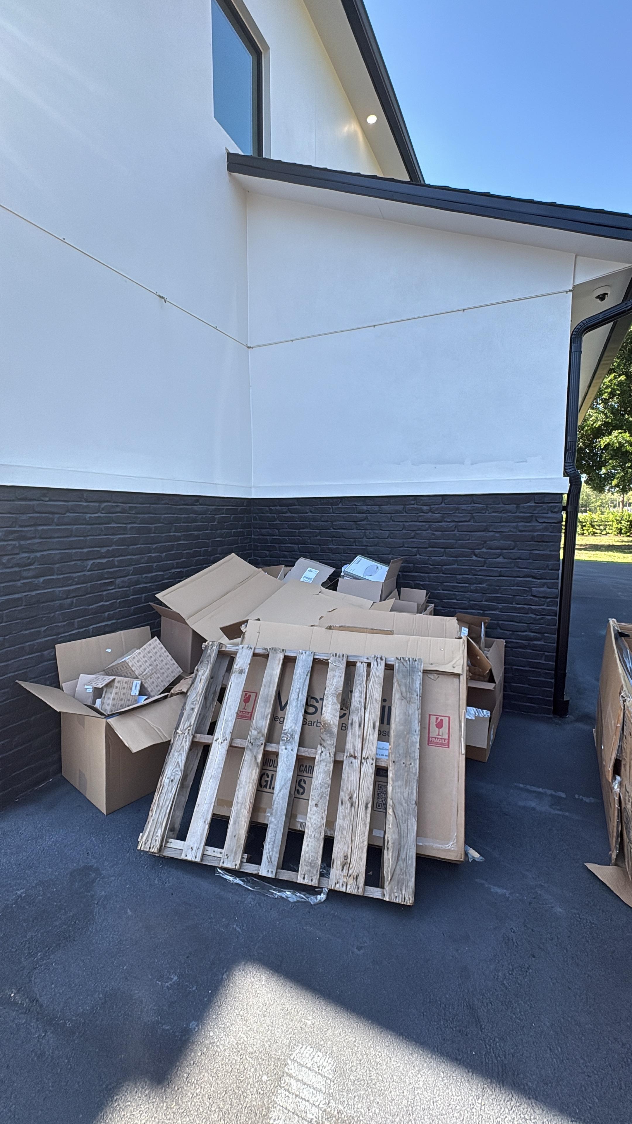 Commercial space after a Junk Removal Rangers pickup